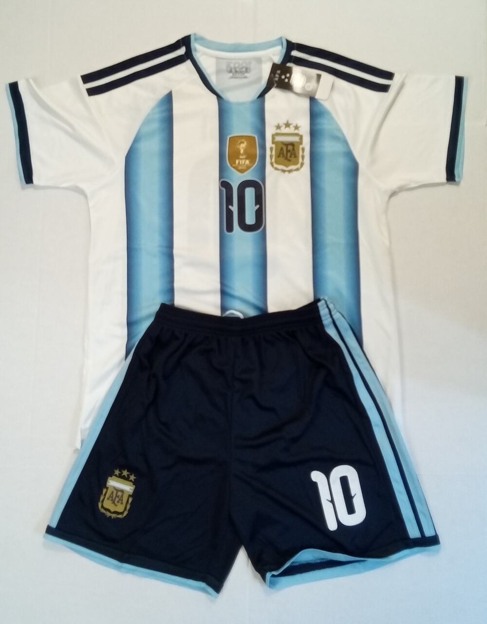 Argentina Lionel Messi #10 Fifa World Champs 2022 Set Adult XL